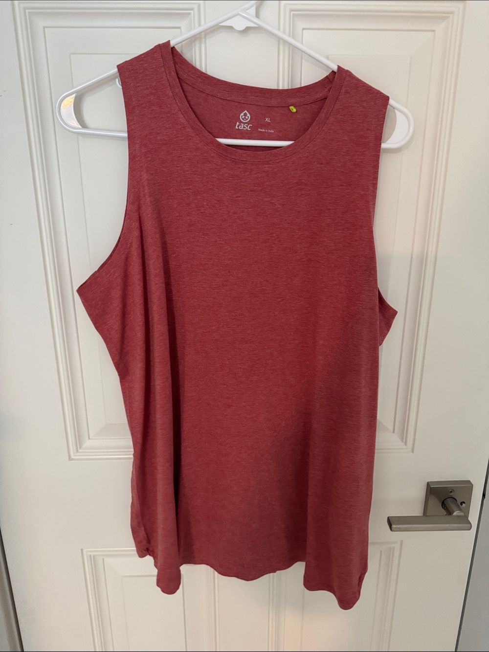 Tasc Performance Sleeveless Tank - Terracotta Red